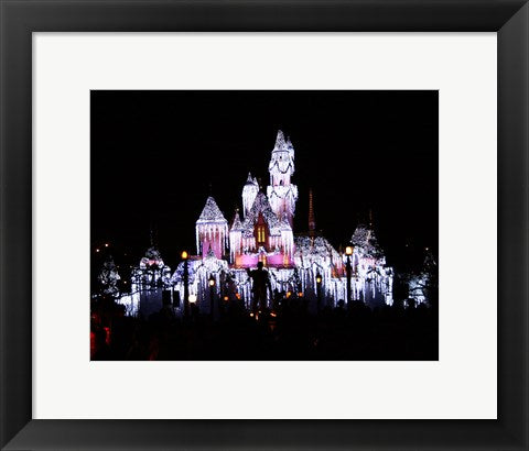 Framed Art Sleeping Beauty's Castle Wall Decor 18x24 Artwork