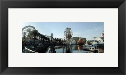 Framed Art Paradise Pier Panorama Wall Decor 18x24 Artwork