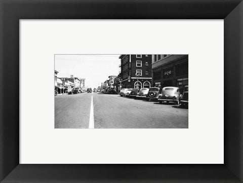 Framed Art Downtown Anaheim 1946 Framed Art for your Home Wall Decor 18x24 Artwork