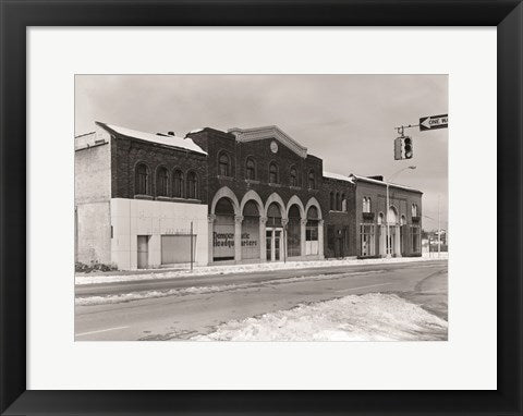 Framed Art Frame Art Buick Motor Company & Greensboro Motor Company Guilford County, NC 1979 Wall Decor 18x24 Artwork