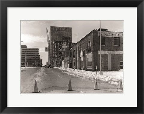 Framed Art Frame Art Buick Motor Company & Greensboro Motor Company Guilford County, NC 1979 photography Wall Decor 18x24 Artwork