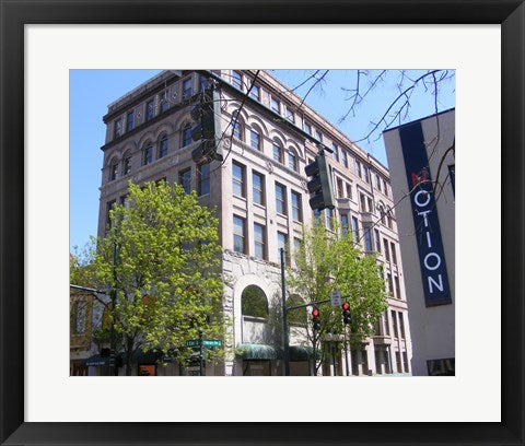 Framed Art Dixie Building Greensboro Wall Decor 18x24 Artwork