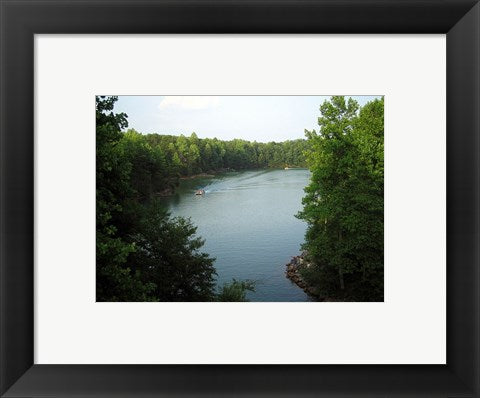 Framed Art Belews Lake Greensboro, NC Wall Decor 18x24 Artwork