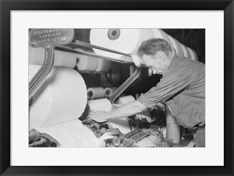 Framed Art Pickett Yarn Mill. Combers High Point, North Carolina Wall Decor 18x24 Artwork