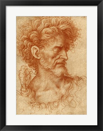 Framed Art Saint John the Baptist by Giovanni Agostino da Lodi Wall Decor 18x24 Artwork