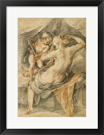 Framed Art The Toilet of Venus by Joseph Heintz the Elder Wall Decor 18x24 Artwork