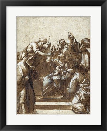 Framed Art Frame Art Adoration of the Magi by Jusepe De Ribera Wall Decor 18x24 Artwork