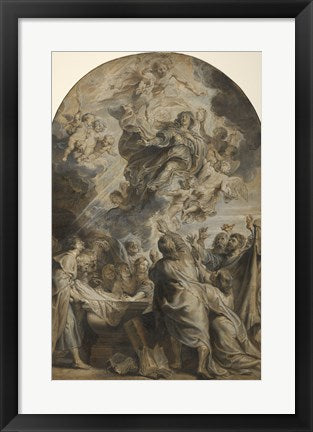 Framed Art The Assumption of the Virgin by Peter Paul Rubens Wall Decor 18x24 Artwork