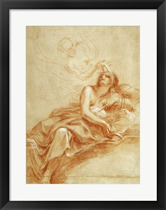 Framed Art Truth Illuminating Human Blindness by B. Franceschini Volterrano Wall Decor 18x24 Artwork