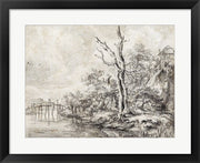 Dead Tree by a Stream at the Foot of a Hill by Jacob Van Ruisdael