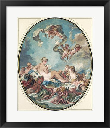 Framed Art The Birth and Triumph of Venus by Francois Boucher Wall Decor 18x24 Artwork
