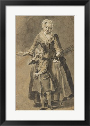 Framed Art Frame Art A Mother Showing Her Weeping Son His Shoe of Switches by Cornelis Troost Wall Decor 18x24 Artwork
