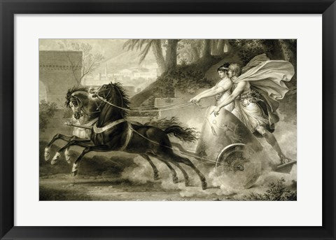 Framed Art The Return from the Race by Carle Vernet Wall Decor 18x24 Artwork