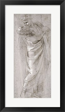 Framed Art St. Paul Rending His Garments by Raphael Wall Decor 18x24 Artwork