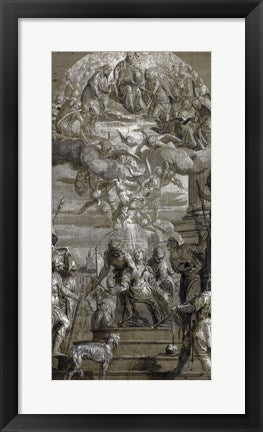 Framed Art The Martyrdom of Saint Justina by Paolo Veronese Wall Decor 18x24 Artwork