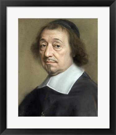 Framed Art Portrait of Monseigneur Louis Doni d'Attichy, Bishop of Riez by Robert Nanteuil Wall Decor 18x24 Artwork