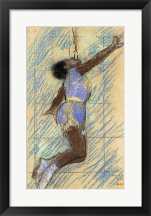 Framed Art Miss Lala at the Fernando Circus by Edgar Degas Wall Decor 18x24 Artwork