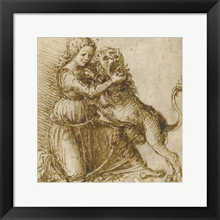 Framed Art Fortitude by Giovanni Bellini Wall Decor 18x24 Artwork