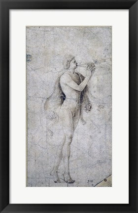 Framed Art Satyr Playing an Aulos by Bernardo Parentino Wall Decor 18x24 Artwork