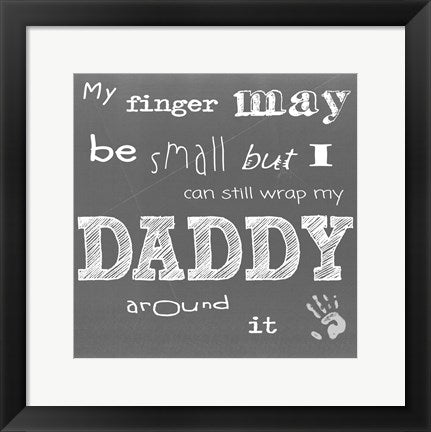 Framed Art My Finger May Be Small Bus Rolls by Veruca Salt Wall Decor 18x24 Artwork