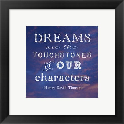 Framed Art Dreams by Veruca Salt Framed Art for your Home Wall Decor 18x24 Artwork