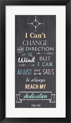 Framed Art The Direction Of The Wind by Veruca Salt Wall Decor 18x24 Artwork