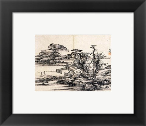 Framed Art Yi Han-cheol Wall Decor 18x24 Artwork