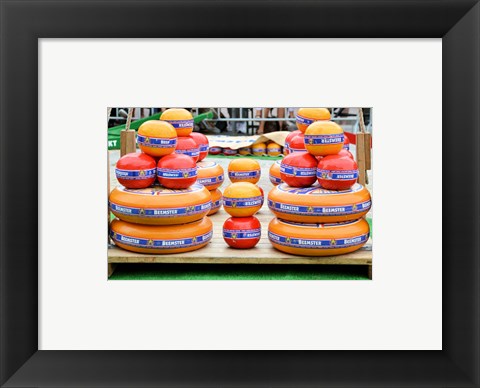 Framed Art Dutch Cheese Market Framed Art for your Home Wall Decor 18x24 Artwork
