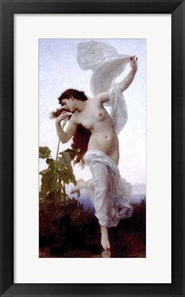 Framed Art Greek Goddess Eos, the Goddess of Dawn by William Adolphe Bouguereau Wall Decor 18x24 Artwork