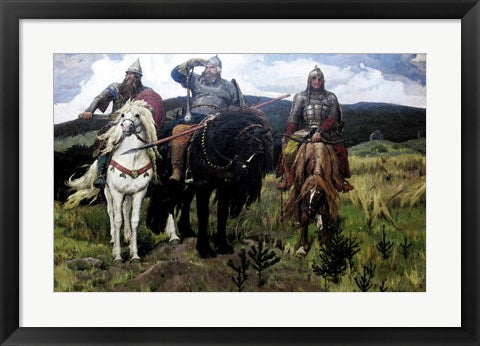 Framed Art Bogatyrs Framed Art for your Home Wall Decor 18x24 Artwork