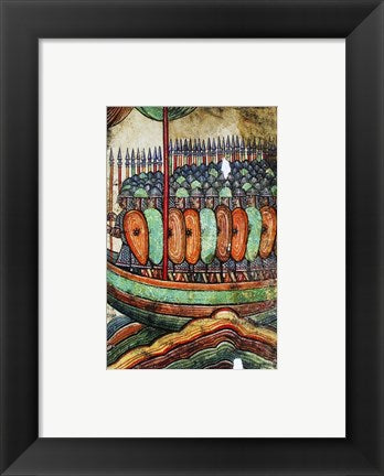 Framed Art Viking Kite Wall Decor 18x24 Artwork