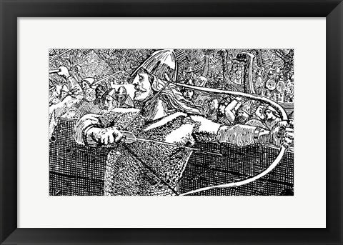 Framed Art For Weak, Too Weak is the King Bow Wall Decor 18x24 Artwork