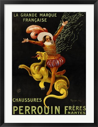 Framed Art Frame Art Chaussures Perrouin Frères by Leonetto Cappiello Wall Decor 18x24 Artwork