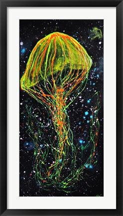 Framed Art Atlantic Sea Nettle by Natalie Talocci Wall Decor 18x24 Artwork
