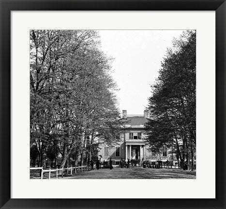 Framed Art Richmond, Va. The Governor's Mansion Wall Decor 18x24 Artwork