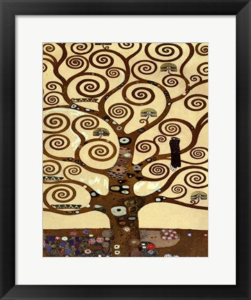 Framed Art Tree of Life, c.1909 (detail) by Gustav Klimt Wall Decor 18x24 Artwork