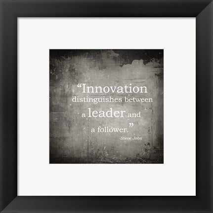 Framed Art Innovation by Veruca Salt Wall Decor 18x24 Artwork