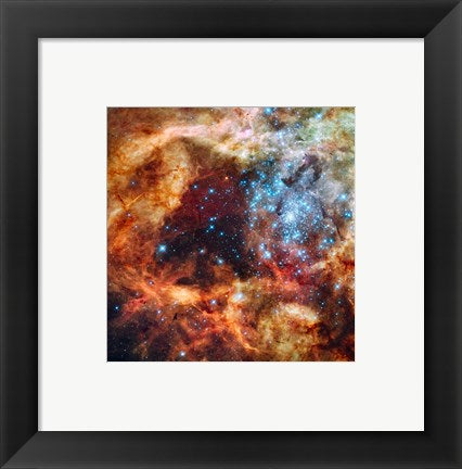 Framed Art Frame Art A Hubble Space Telescope image of the R136 Super Star Cluster Wall Decor 18x24 Artwork