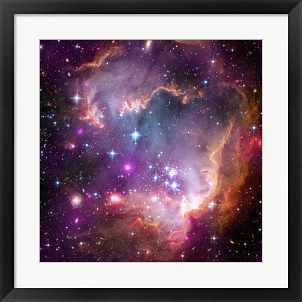 Framed Art Taken Under the "Wing" of the Small Magellanic Cloud by NASA, ESA, STScl Wall Decor 18x24 Artwork