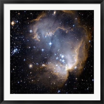 Framed Art Hubble Observes Infant Stars in Nearby Galaxy by NASA, ESA, STScl Wall Decor 18x24 Artwork