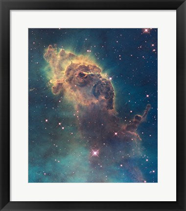 Framed Art Jet in Carina by NASA, ESA, STScl Wall Decor 18x24 Artwork