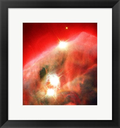 Framed Art Frame Art Edifice of Gas and Dust in the Cone Nebula by NASA, ESA, STScl Wall Decor 18x24 Artwork