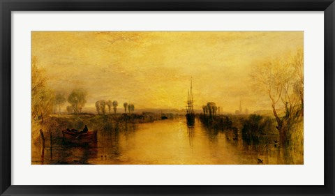 Framed Art Frame Art Chichester Canal, c.1829 by J.M.W. Turner Wall Decor 18x24 Artwork