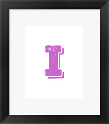 Framed Art I in Pink by Veruca Salt Wall Decor 18x24 Artwork