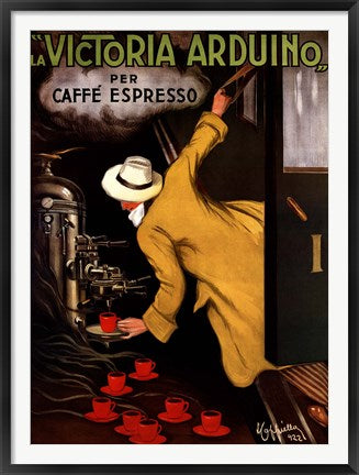 Framed Art Victoria Arduino by Leonetto Cappiello Wall Decor 18x24 Artwork