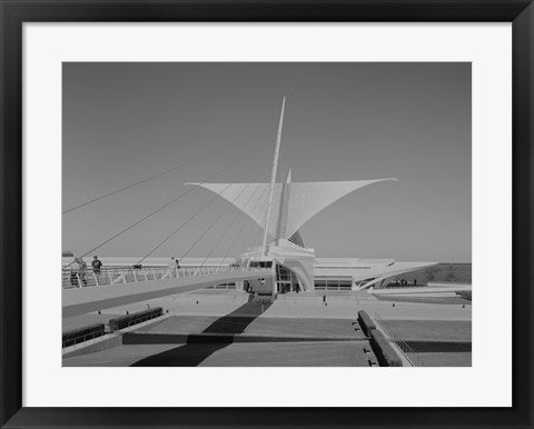 Framed Art Milwaukee Art Museum, Quadracci Pavilion, 700 North Art Museum Drive, Milwaukee, Milwaukee County, WI Wall Decor 18x24 Artwork