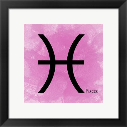 Framed Art Pisces - Pink by Veruca Salt Wall Decor 18x24 Artwork