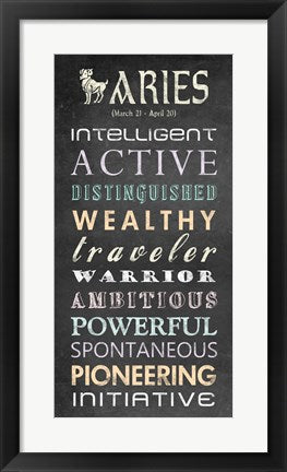 Framed Art Aries Bus Roll by Veruca Salt Wall Decor 18x24 Artwork