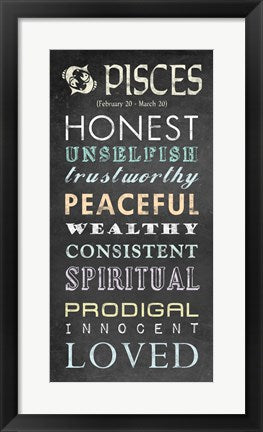 Framed Art Pisces Bus Roll by Veruca Salt Wall Decor 18x24 Artwork