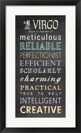 Framed Art Virgo Bus Roll by Veruca Salt Wall Decor 18x24 Artwork